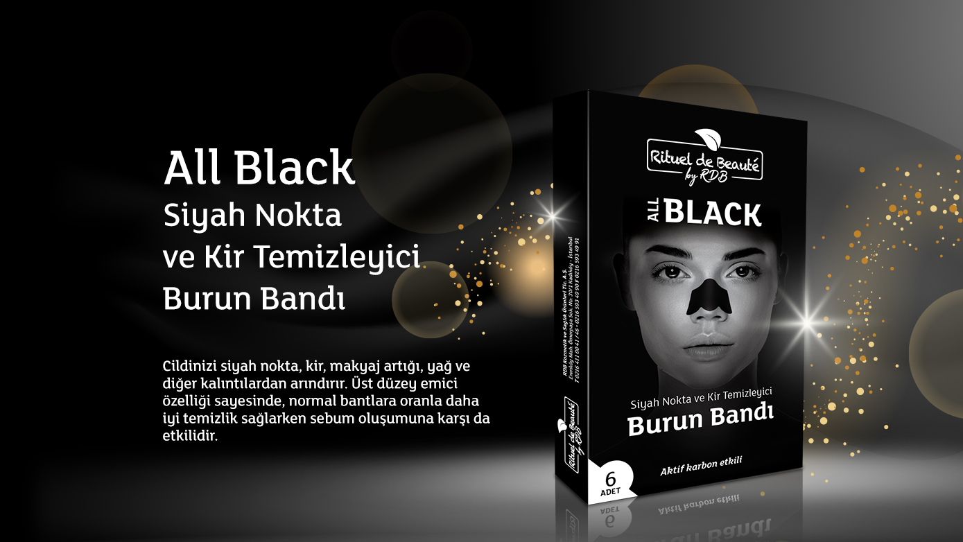 Rituel de Beaute All Black Siyah Nokta Burun Bandı Anasayfa Görseli