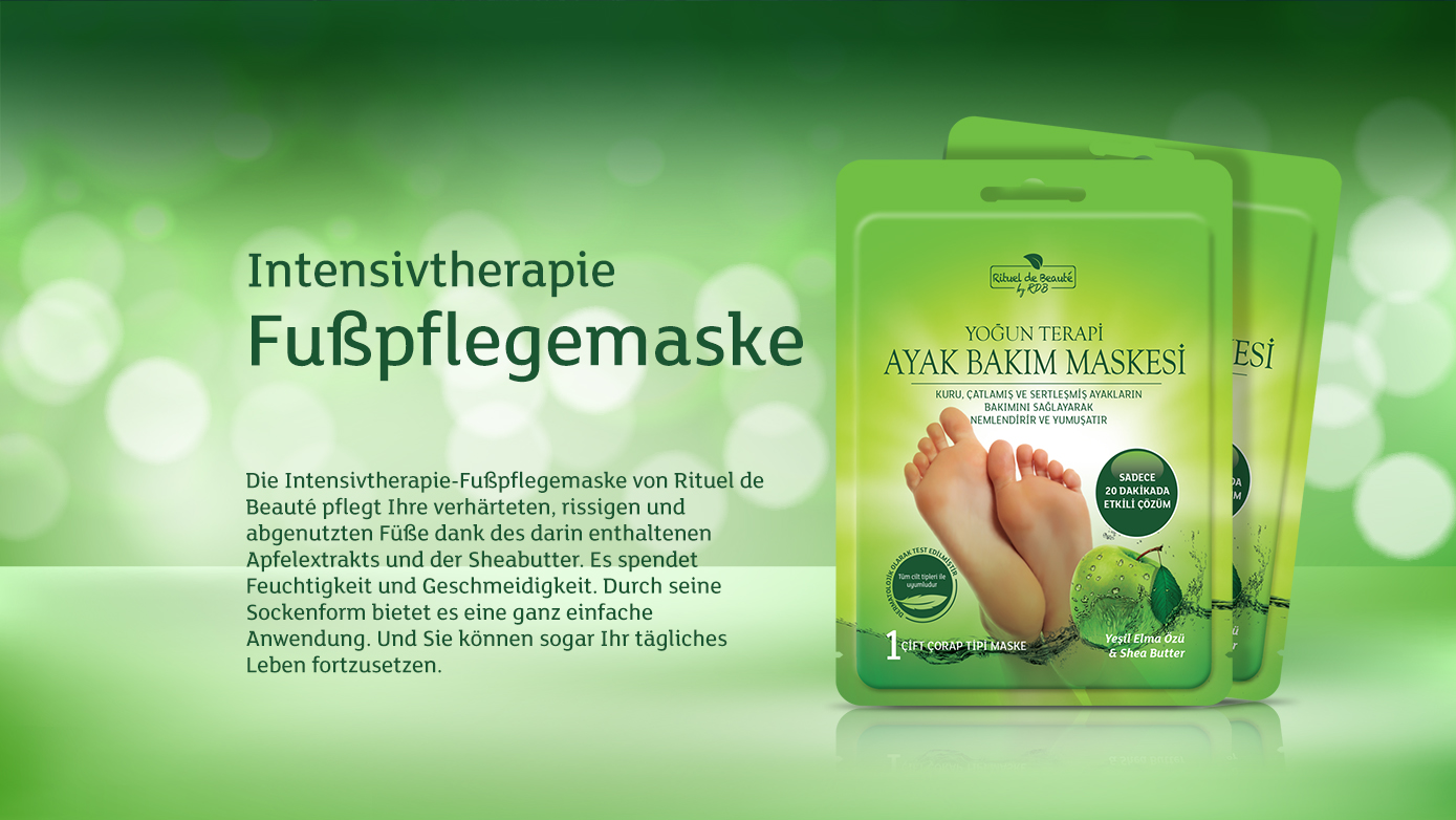 Rituel de Beaute ayak bakım maskesi anasayfa görseli