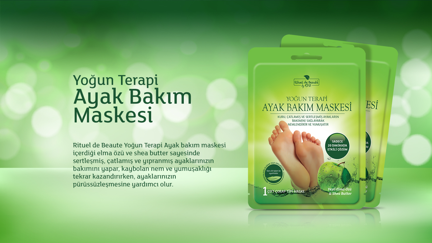 Rituel de Beaute ayak bakım maskesi anasayfa görseli